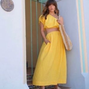 Farm Rio Open Waist Maxi Dress